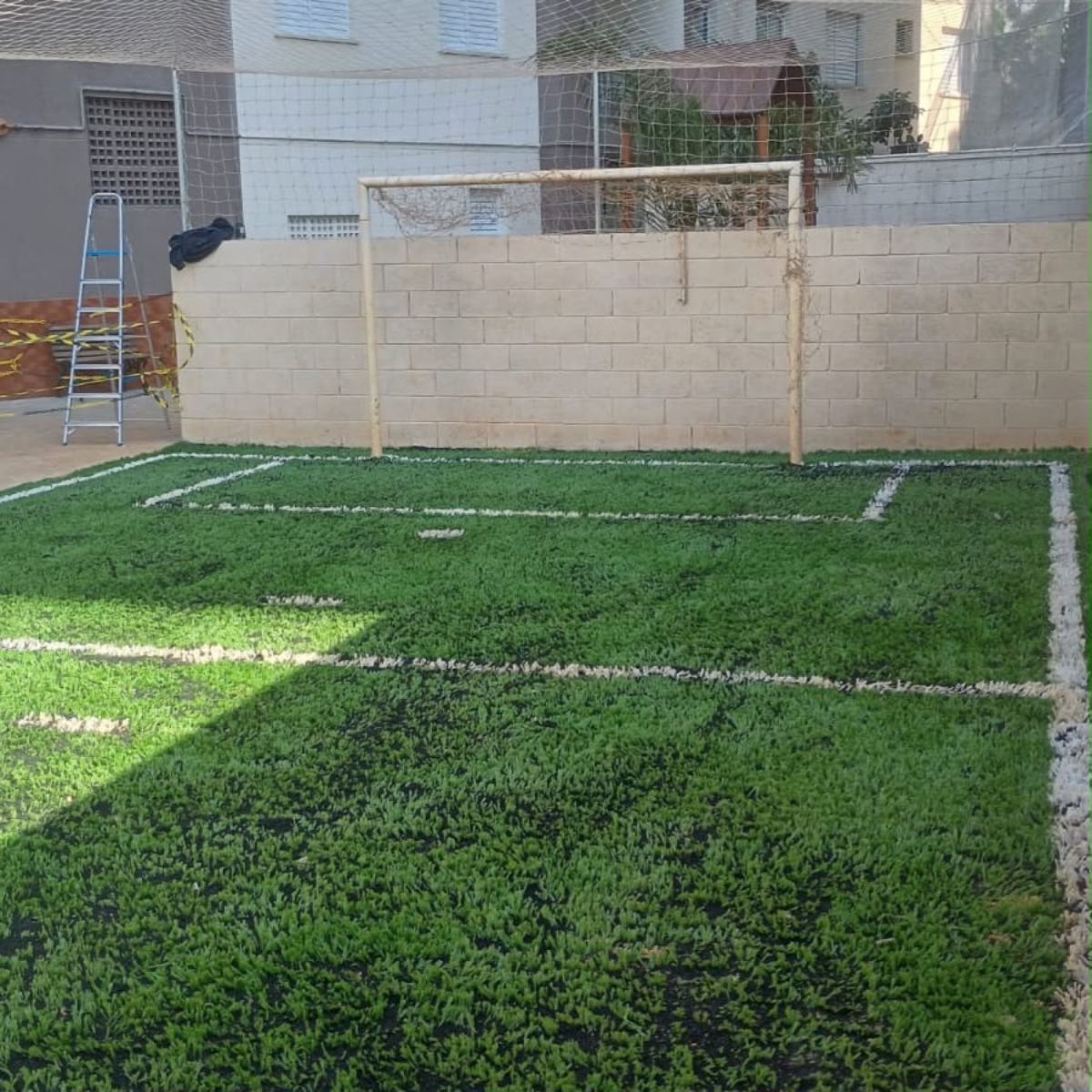 Quadra com Delta Sport Premium 50 mm e marcações em Taboão da Serra